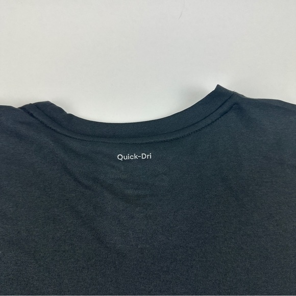 Xersion Athletic Tshirt Womens Medium 10/12 Black Pink Quick Dry - Picture 6 of 7